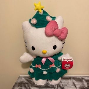 NWT 2023 Hello Kitty Christmas Tree Plush Greeter